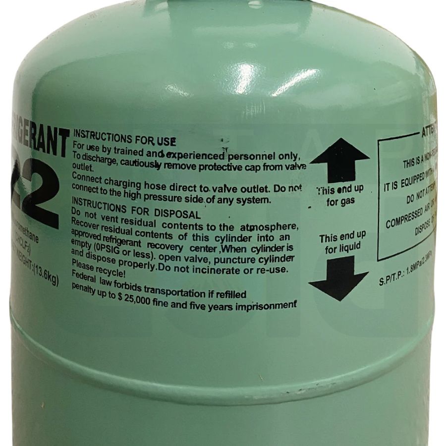 R22 Refrigerant 30 lb Cylinder