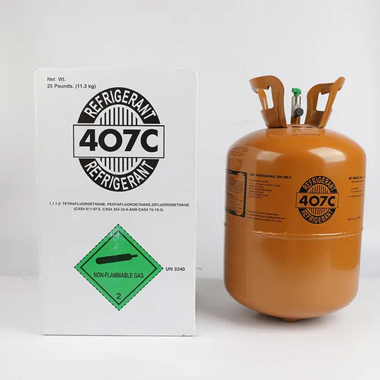R407C Refrigerant 25 lb Cylinder